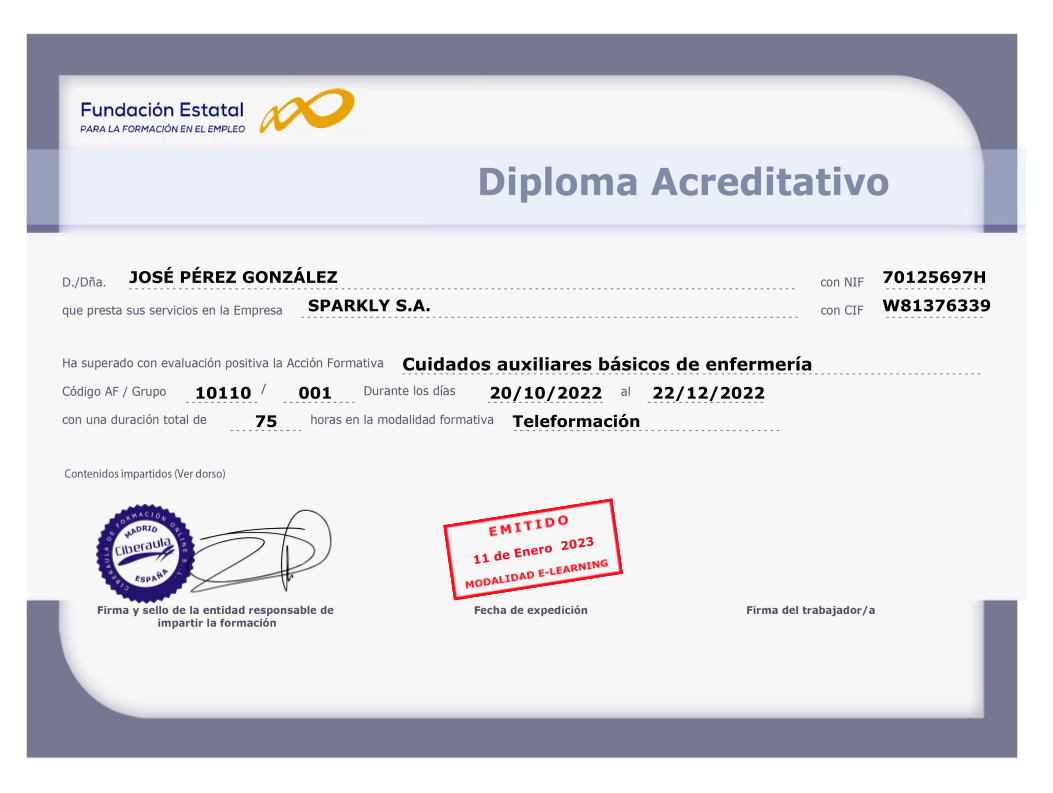 Diploma FUNDAE