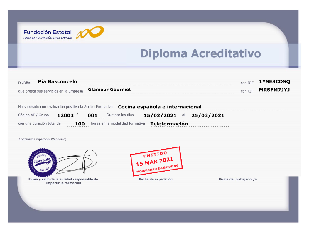Diploma FUNDAE