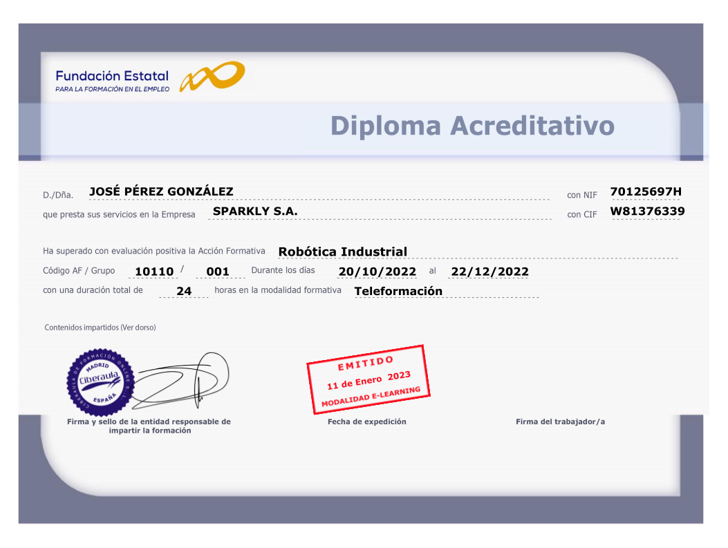 Diploma FUNDAE