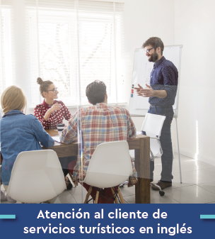 Cursos online Bonificados de Atención al cliente de servicios turísticos en inglés