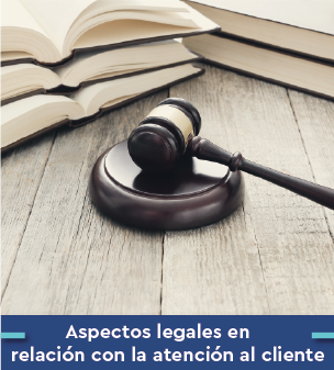 Cursos online Bonificados de Aspectos legales en relación con la atención al cliente