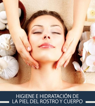 Curso online bonificado de Higiene e hidratación de la piel del rostro y cuerpo