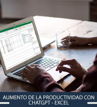 Curso online bonificado de Aumento de la productividad con CHATGPT - Excel
