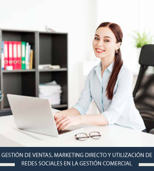 Curso online bonificado de Gestión de ventas, marketing directo y utilización de redes sociales en la gestión comercial