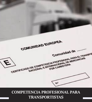 Curso online bonificado Competencia profesional para transportistas