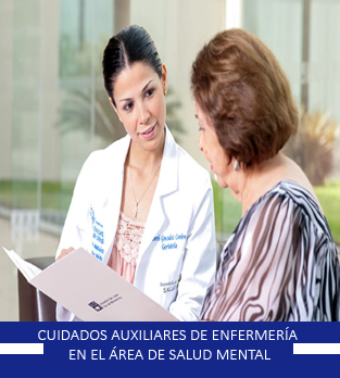 Curso bonificado online Cuidados Auxiliares de Enfermería en el Área de Salud Mental
